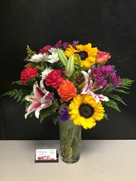 A 5 Star Customer Reviewed Flower Arrangement Designed by Expressions In Bloom in Corvallis, OR