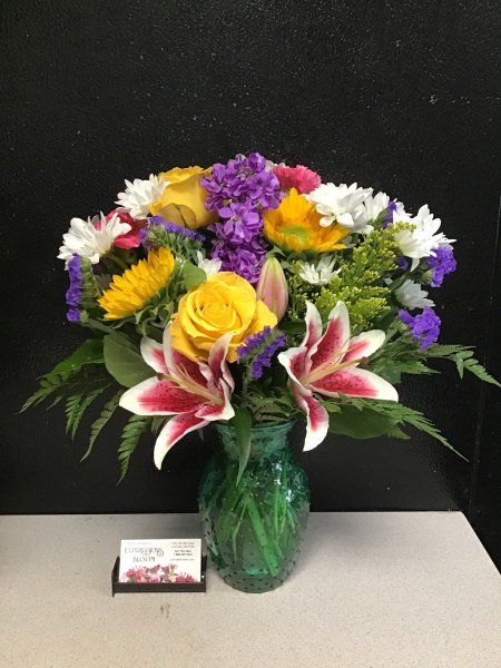 A 5 Star Customer Reviewed Flower Arrangement Designed by Expressions In Bloom in Corvallis, OR