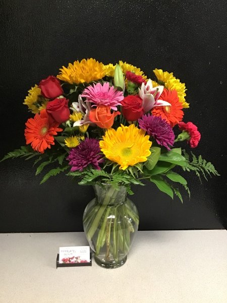 A 5 Star Customer Reviewed Flower Arrangement Designed by Expressions In Bloom in Corvallis, OR