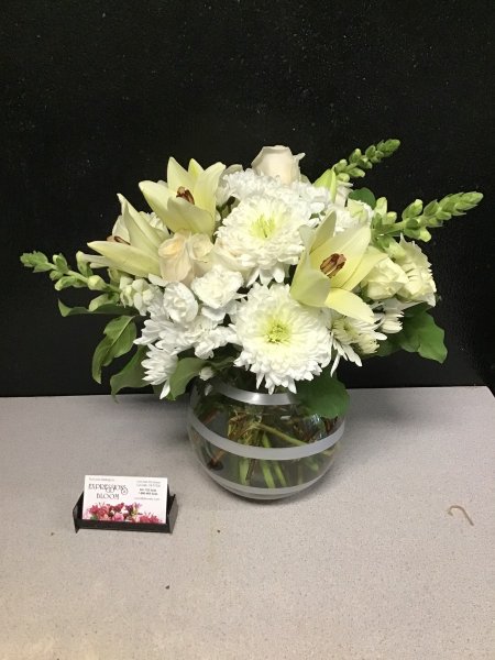 A 5 Star Customer Reviewed Flower Arrangement Designed by Expressions In Bloom in Corvallis, OR
