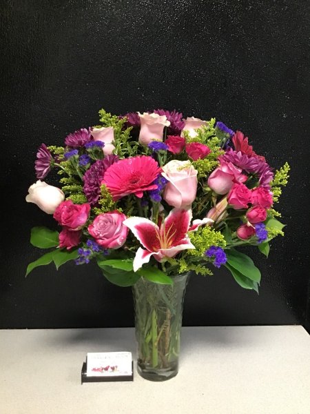 A 5 Star Customer Reviewed Flower Arrangement Designed by Expressions In Bloom in Corvallis, OR