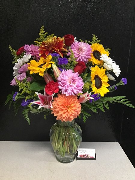 A 5 Star Customer Reviewed Flower Arrangement Designed by Expressions In Bloom in Corvallis, OR