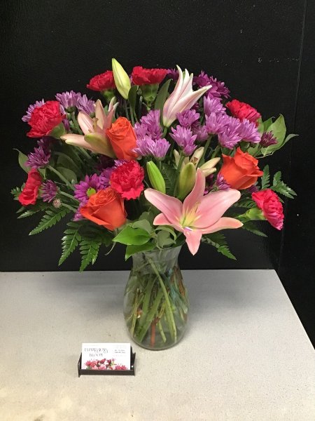 A 5 Star Customer Reviewed Flower Arrangement Designed by Expressions In Bloom in Corvallis, OR