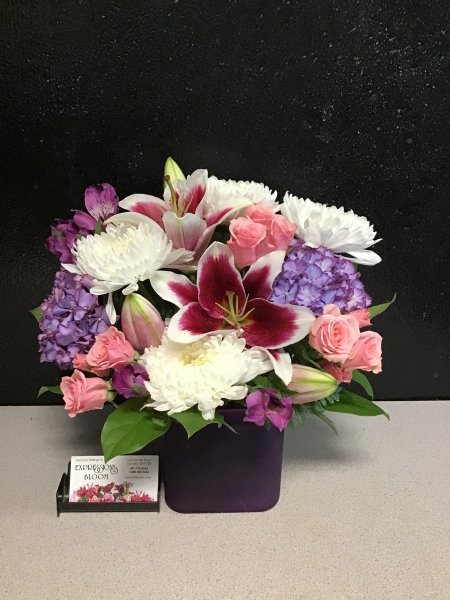 A 5 Star Customer Reviewed Flower Arrangement Designed by Expressions In Bloom in Corvallis, OR