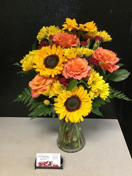 A 5 Star Customer Reviewed Flower Arrangement Designed by Expressions In Bloom in Corvallis, OR