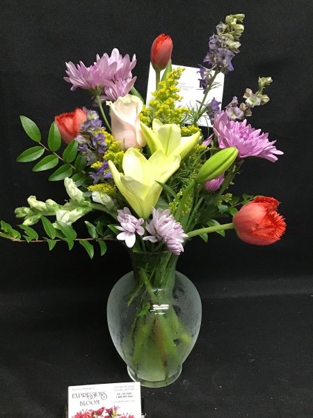 A 5 Star Customer Reviewed Flower Arrangement Designed by Expressions In Bloom in Corvallis, OR