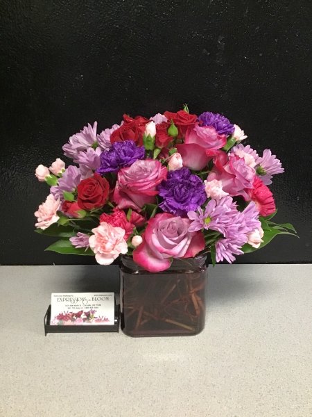 A 5 Star Customer Reviewed Flower Arrangement Designed by Expressions In Bloom in Corvallis, OR A 5 Star Customer Reviewed Flower Arrangement Designed by Expressions In Bloom in Corvallis, OR