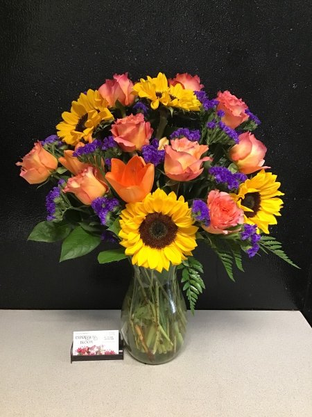 A 5 Star Customer Reviewed Flower Arrangement Designed by Expressions In Bloom in Corvallis, OR