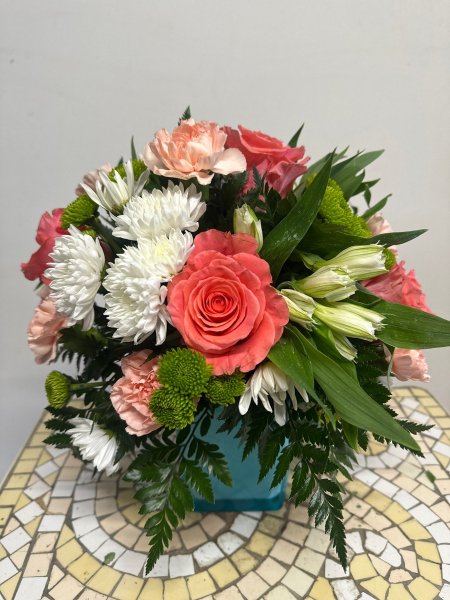 A 5 Star Customer Reviewed Flower Arrangement Designed by Salvy the Florist in Lynn, MA
