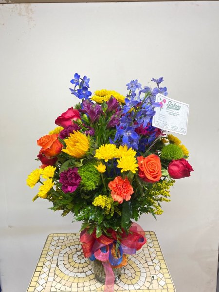 A 5 Star Customer Reviewed Flower Arrangement Designed by Salvy the Florist in Lynn, MA A 5 Star Customer Reviewed Flower Arrangement Designed by Salvy the Florist in Lynn, MA