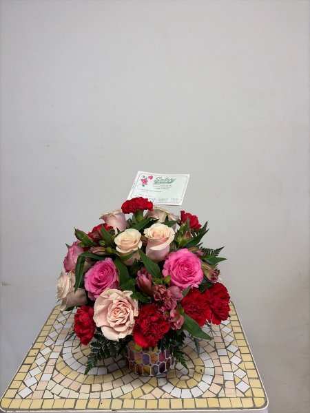A 5 Star Customer Reviewed Flower Arrangement Designed by Salvy the Florist in Lynn, MA