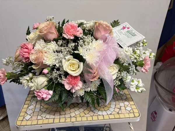 A 5 Star Customer Reviewed Flower Arrangement Designed by Salvy the Florist in Lynn, MA
