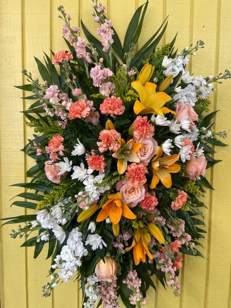 A 5 Star Customer Reviewed Flower Arrangement Designed by Salvy the Florist in Lynn, MA