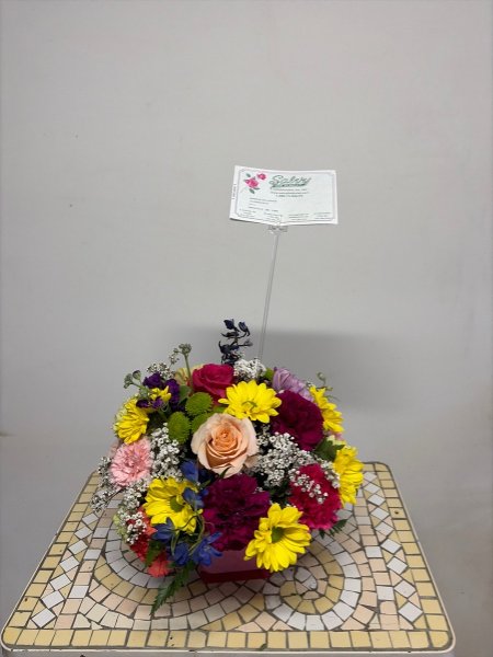 A 5 Star Customer Reviewed Flower Arrangement Designed by Salvy the Florist in Lynn, MA
