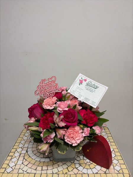 A 5 Star Customer Reviewed Flower Arrangement Designed by Salvy the Florist in Lynn, MA