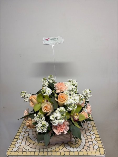 A 4 Star Customer Reviewed Flower Arrangement Designed by Salvy the Florist in Lynn, MA