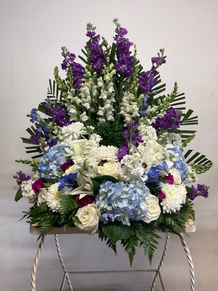 A 5 Star Customer Reviewed Flower Arrangement Designed by Salvy the Florist in Lynn, MA