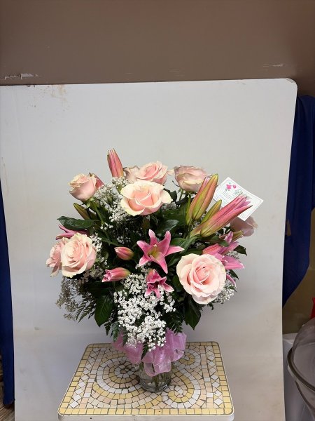 A 5 Star Customer Reviewed Flower Arrangement Designed by Salvy the Florist in Lynn, MA