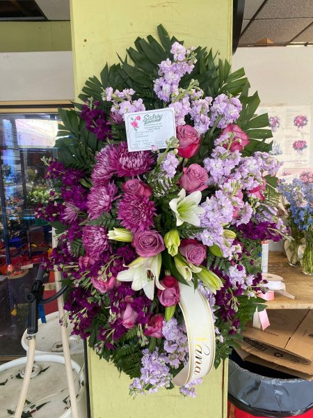 A 5 Star Customer Reviewed Flower Arrangement Designed by Salvy the Florist in Lynn, MA