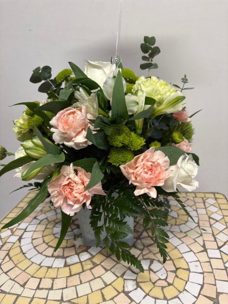 A 5 Star Customer Reviewed Flower Arrangement Designed by Salvy the Florist in Lynn, MA