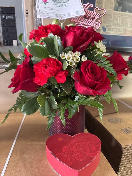 A 5 Star Customer Reviewed Flower Arrangement Designed by Salvy the Florist in Lynn, MA