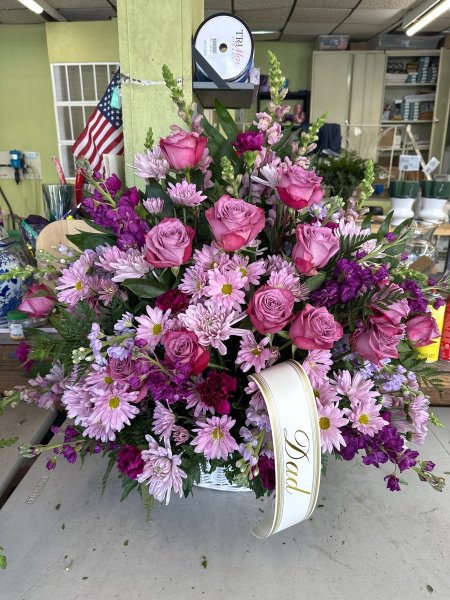 A 5 Star Customer Reviewed Flower Arrangement Designed by Salvy the Florist in Lynn, MA