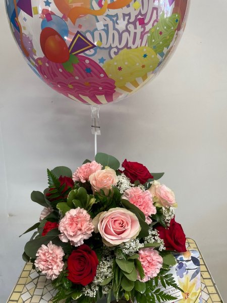 A 5 Star Customer Reviewed Flower Arrangement Designed by Salvy the Florist in Lynn, MA