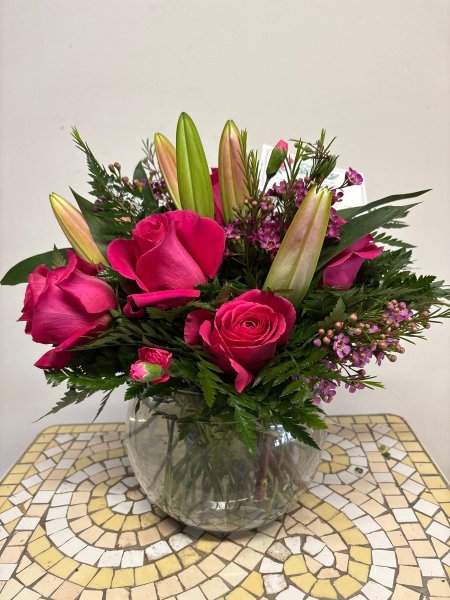 A 5 Star Customer Reviewed Flower Arrangement Designed by Salvy the Florist in Lynn, MA