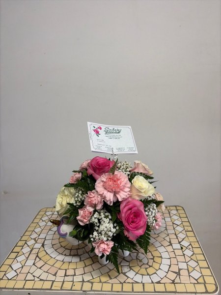 A 5 Star Customer Reviewed Flower Arrangement Designed by Salvy the Florist in Lynn, MA
