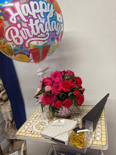 A 5 Star Customer Reviewed Flower Arrangement Designed by Salvy the Florist in Lynn, MA