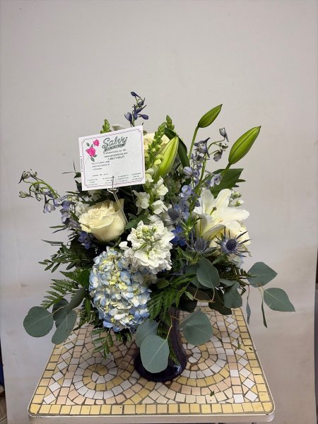 A 5 Star Customer Reviewed Flower Arrangement Designed by Salvy the Florist in Lynn, MA A 5 Star Customer Reviewed Flower Arrangement Designed by Salvy the Florist in Lynn, MA