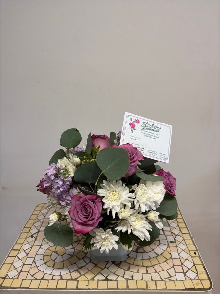 A 5 Star Customer Reviewed Flower Arrangement Designed by Salvy the Florist in Lynn, MA