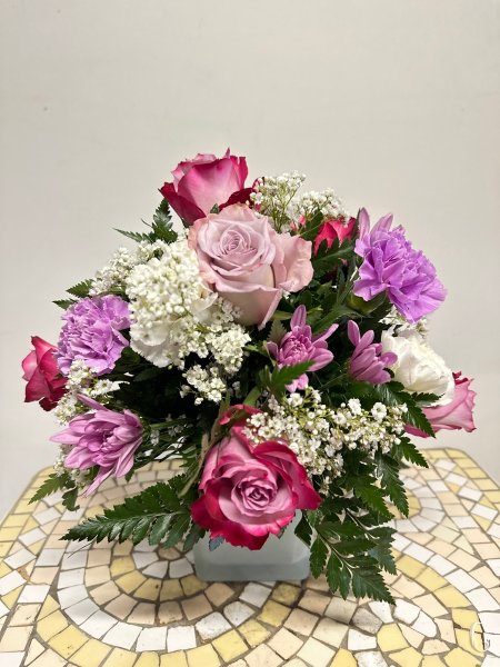 A 5 Star Customer Reviewed Flower Arrangement Designed by Salvy the Florist in Lynn, MA