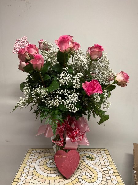 A 5 Star Customer Reviewed Flower Arrangement Designed by Salvy the Florist in Lynn, MA