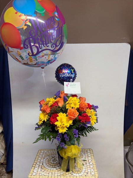 A 5 Star Customer Reviewed Flower Arrangement Designed by Salvy the Florist in Lynn, MA