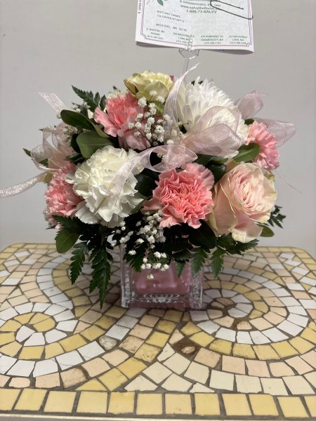 A 5 Star Customer Reviewed Flower Arrangement Designed by Salvy the Florist in Lynn, MA