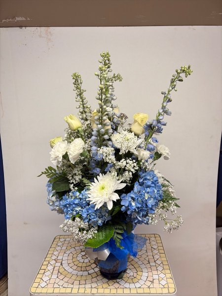 A 5 Star Customer Reviewed Flower Arrangement Designed by Salvy the Florist in Lynn, MA