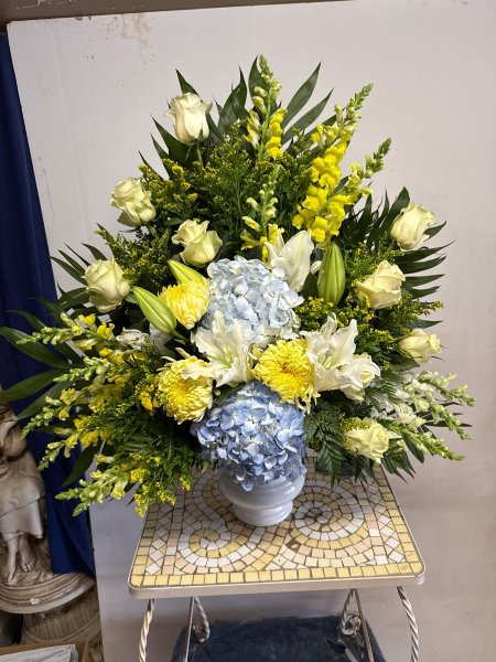 A 5 Star Customer Reviewed Flower Arrangement Designed by Salvy the Florist in Lynn, MA