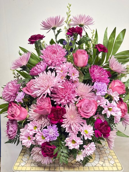 A 5 Star Customer Reviewed Flower Arrangement Designed by Salvy the Florist in Lynn, MA