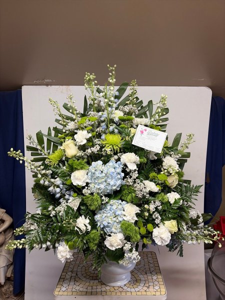 A 5 Star Customer Reviewed Flower Arrangement Designed by Salvy the Florist in Lynn, MA