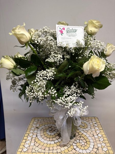 A 3 Star Customer Reviewed Flower Arrangement Designed by Salvy the Florist in Lynn, MA