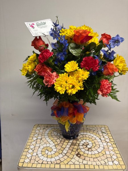 A 5 Star Customer Reviewed Flower Arrangement Designed by Salvy the Florist in Lynn, MA A 5 Star Customer Reviewed Flower Arrangement Designed by Salvy the Florist in Lynn, MA