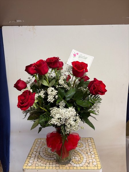 A 5 Star Customer Reviewed Flower Arrangement Designed by Salvy the Florist in Lynn, MA