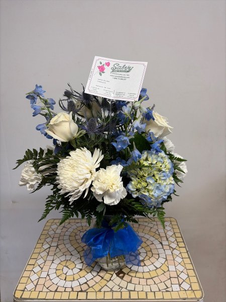 A 5 Star Customer Reviewed Flower Arrangement Designed by Salvy the Florist in Lynn, MA