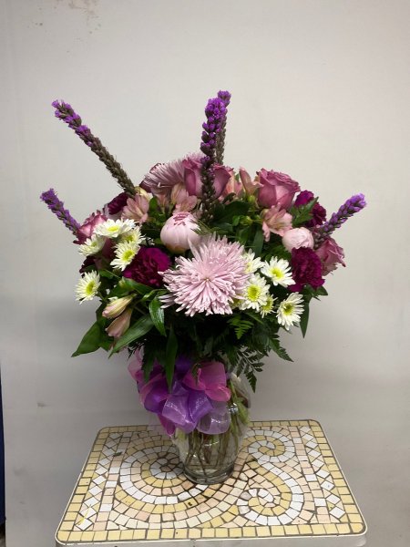 A 2 Star Customer Reviewed Flower Arrangement Designed by Salvy the Florist in Lynn, MA