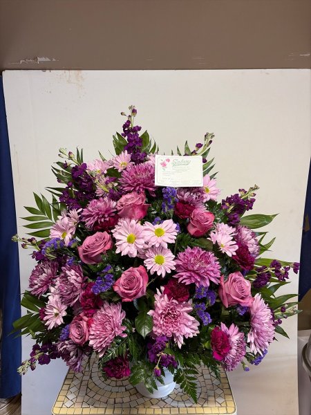 A 5 Star Customer Reviewed Flower Arrangement Designed by Salvy the Florist in Lynn, MA