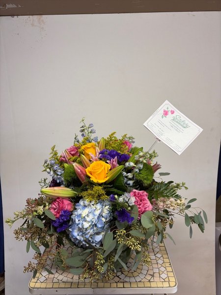 A 5 Star Customer Reviewed Flower Arrangement Designed by Salvy the Florist in Lynn, MA
