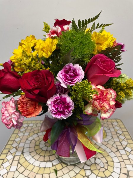 A 5 Star Customer Reviewed Flower Arrangement Designed by Salvy the Florist in Lynn, MA