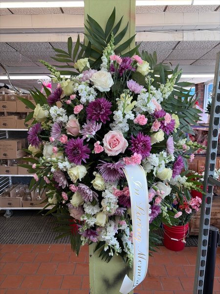 A 5 Star Customer Reviewed Flower Arrangement Designed by Salvy the Florist in Lynn, MA