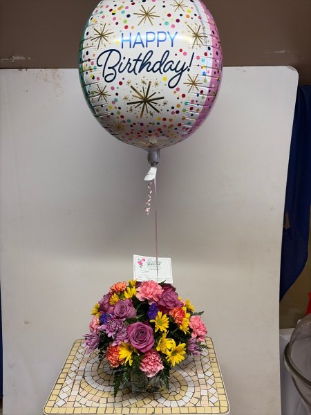 A 5 Star Customer Reviewed Flower Arrangement Designed by Salvy the Florist in Lynn, MA